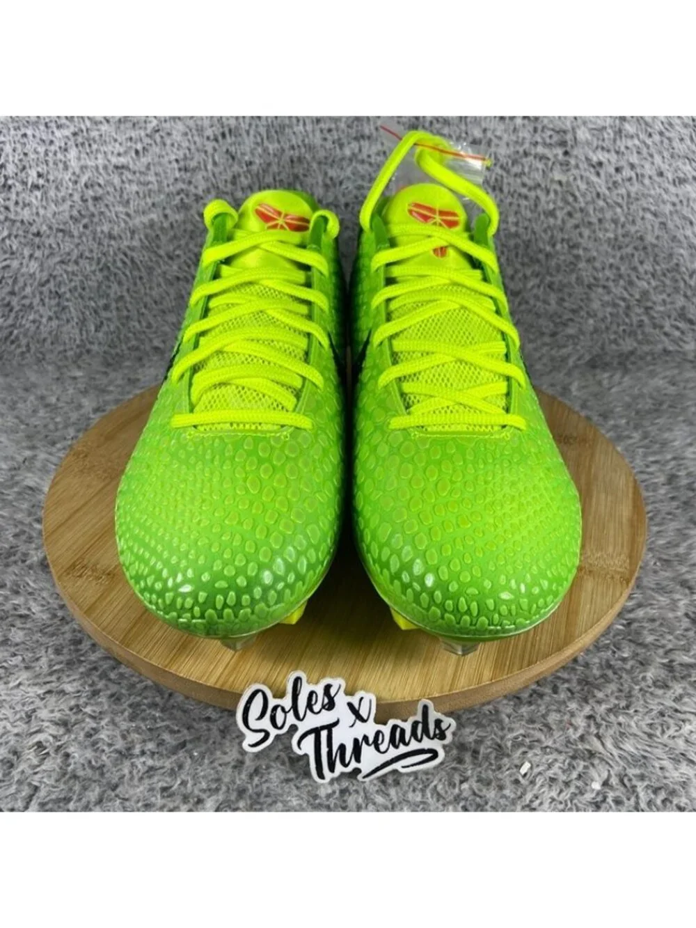 Nike Vapor Edge x Kobe 6 SE Grinch Football Cleats Size 10 Men FQ7645-300